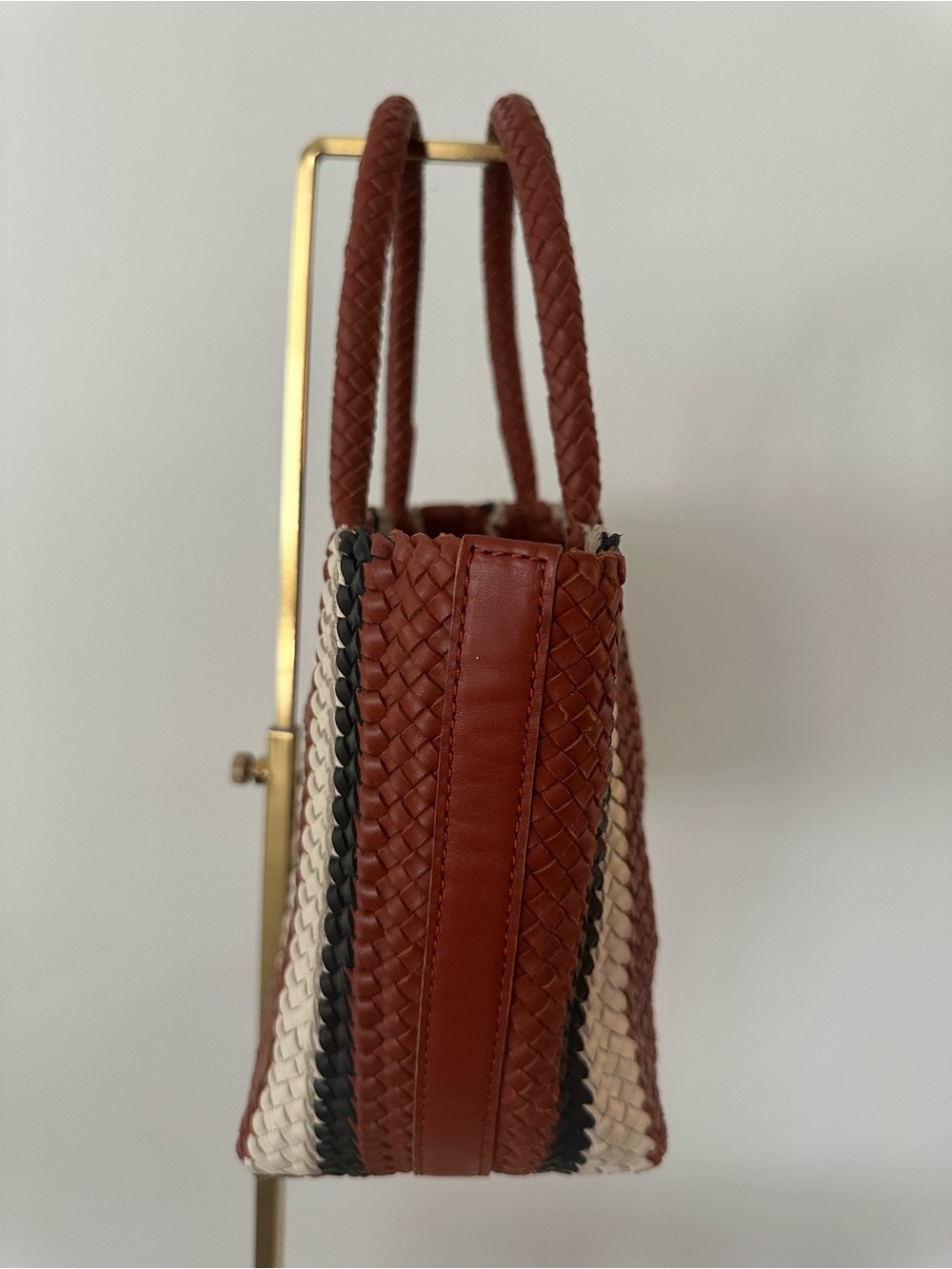 Madewell signature woven mini tote - stripe pattern - Picture 5 of 11